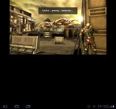 Sony Tablet P - shadowgun