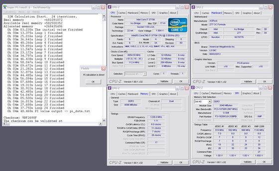 ASRock Z77 OC Formula płyta gł&oacute;wna rekord SuperPi 32M NickShih zrzut ekranu