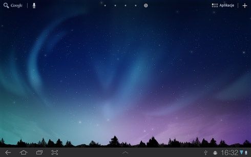 Samsung Galaxy Tab 8.9 - mini mode tray