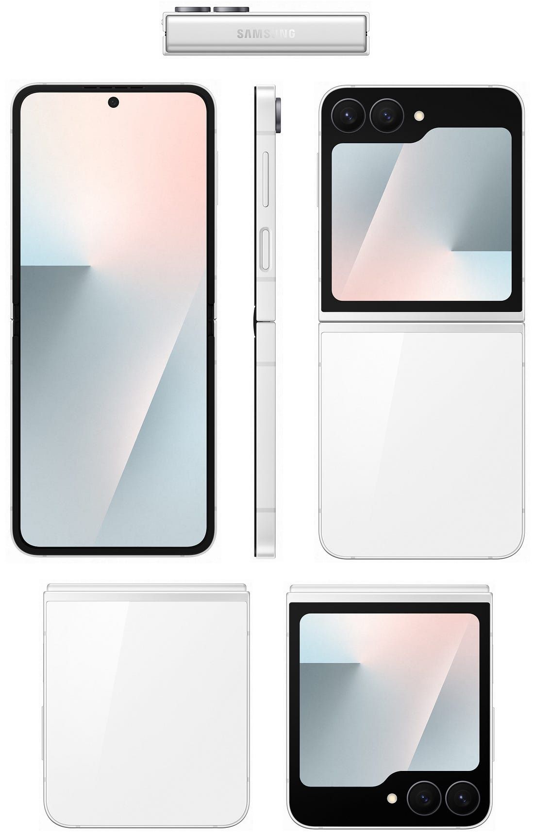 Samsung Galaxy Z Flip 7 FE (fot. @evleaks)