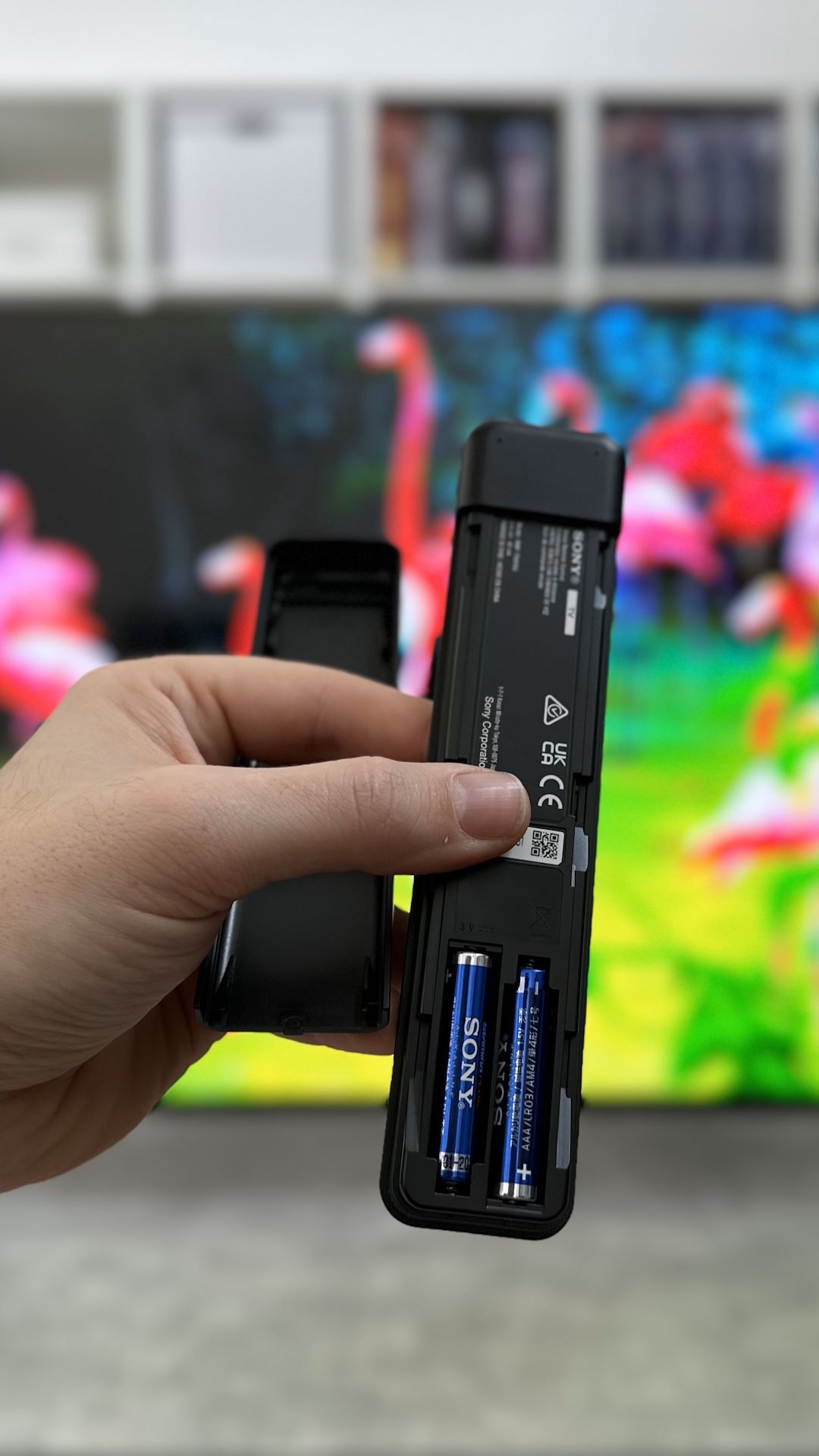 Sony KD-55X85L - pilot od tyłu
