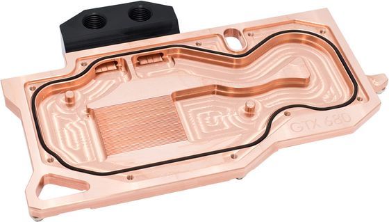 Aqua Computer aquacomputerFX GTX 680 blok wodny wnętrze zdjęcie nvidia geforce kepler