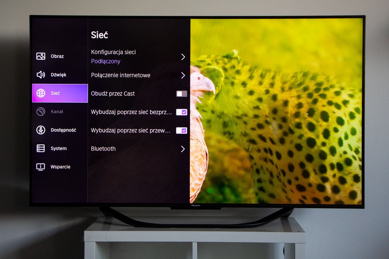 Hisense ULED 55U7KQ - VIDAA 7.0 ustawienia 4