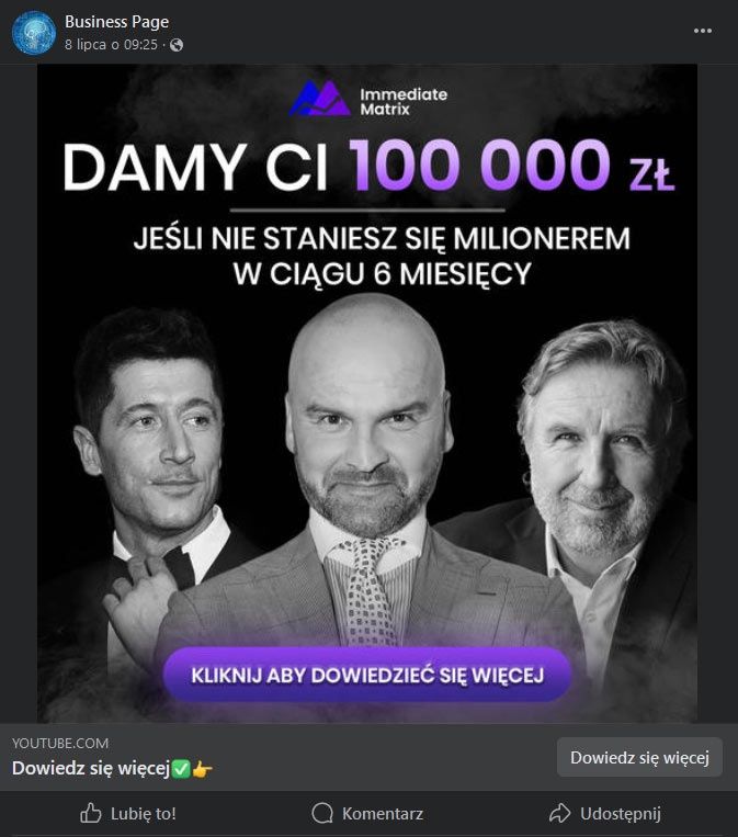 oszustwo na fb