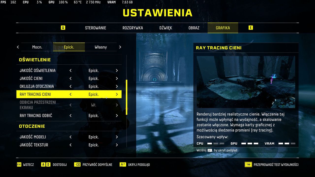Returnal (PC) - ustawienia 3