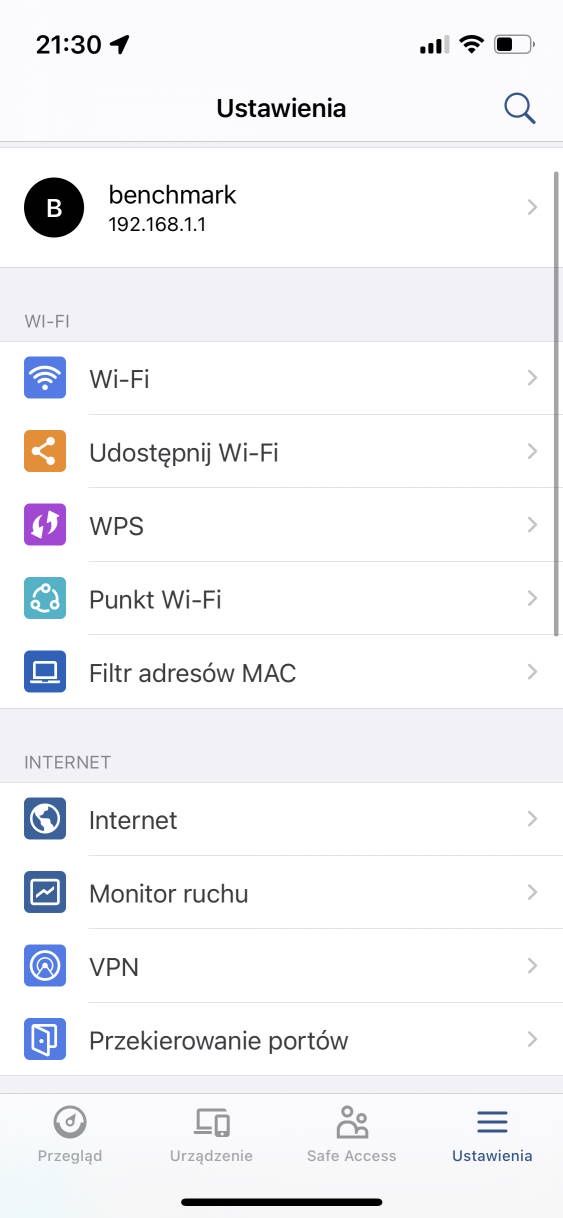 Synology RT6600ax - ustawienia zaawansowane 1/2