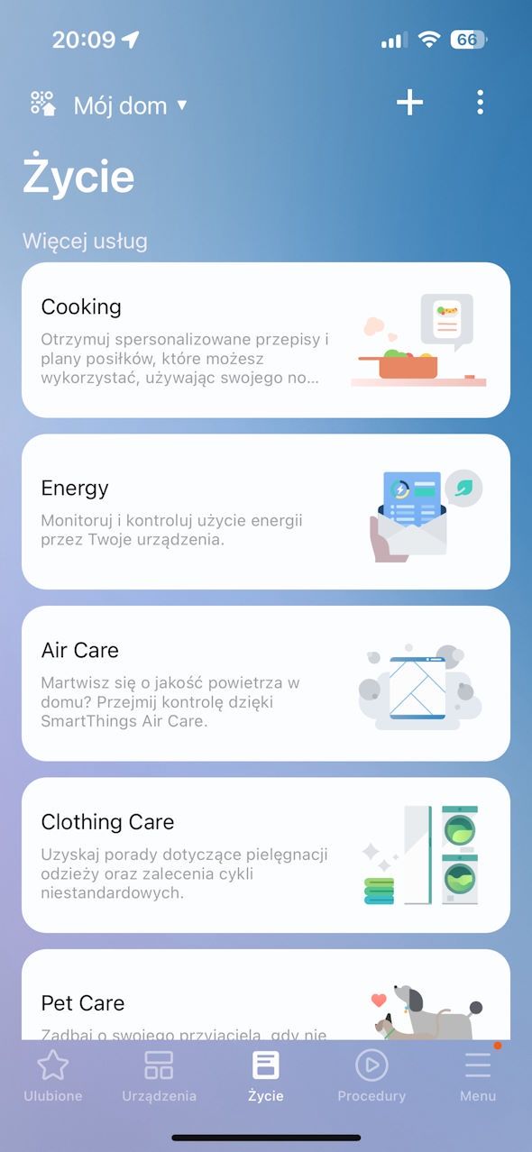 Samsung SmartThings - konfiguracja aplikacji