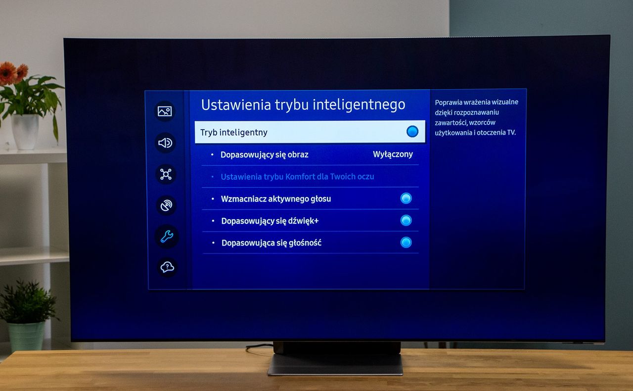 Samsung Neo QLED 8K Excellence Line QN900B - ustawienia AI