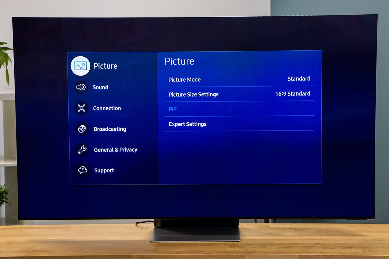 Samsung Neo QLED 8K Excellence Line QN900B - menu ustawień