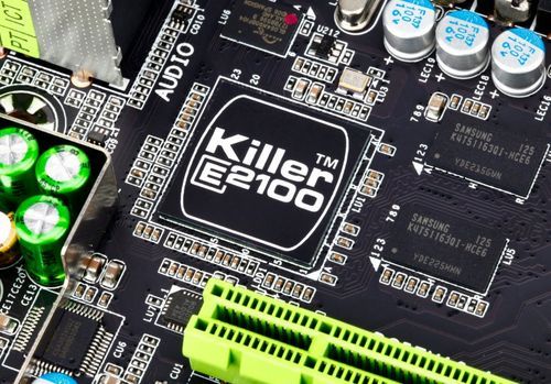 układ karty sieciowek Bigfoot Networks Killer E2100 w płycie gł&oacute;wnej Gigabyte G1.Assassin 2