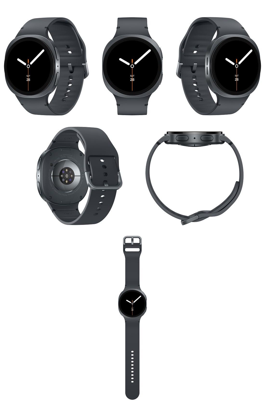 Samsung Galaxy Watch 8, Watch 8 Classic i Watch 8 Ultra (fot. @evleaks)