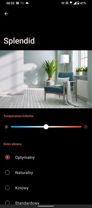 ROG Phone 6 Pro ekran ustawienia