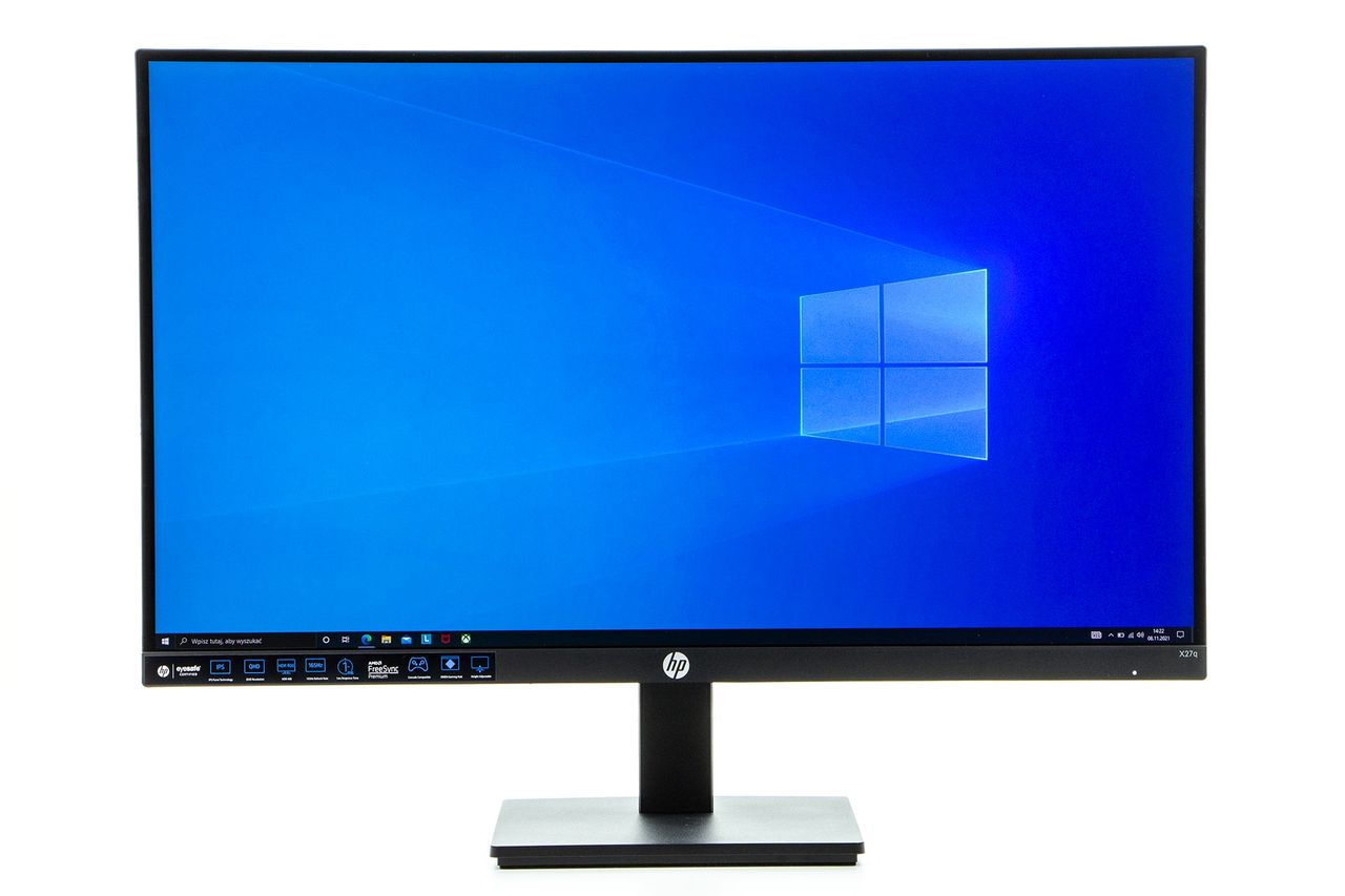 HP X27Q - z przodu