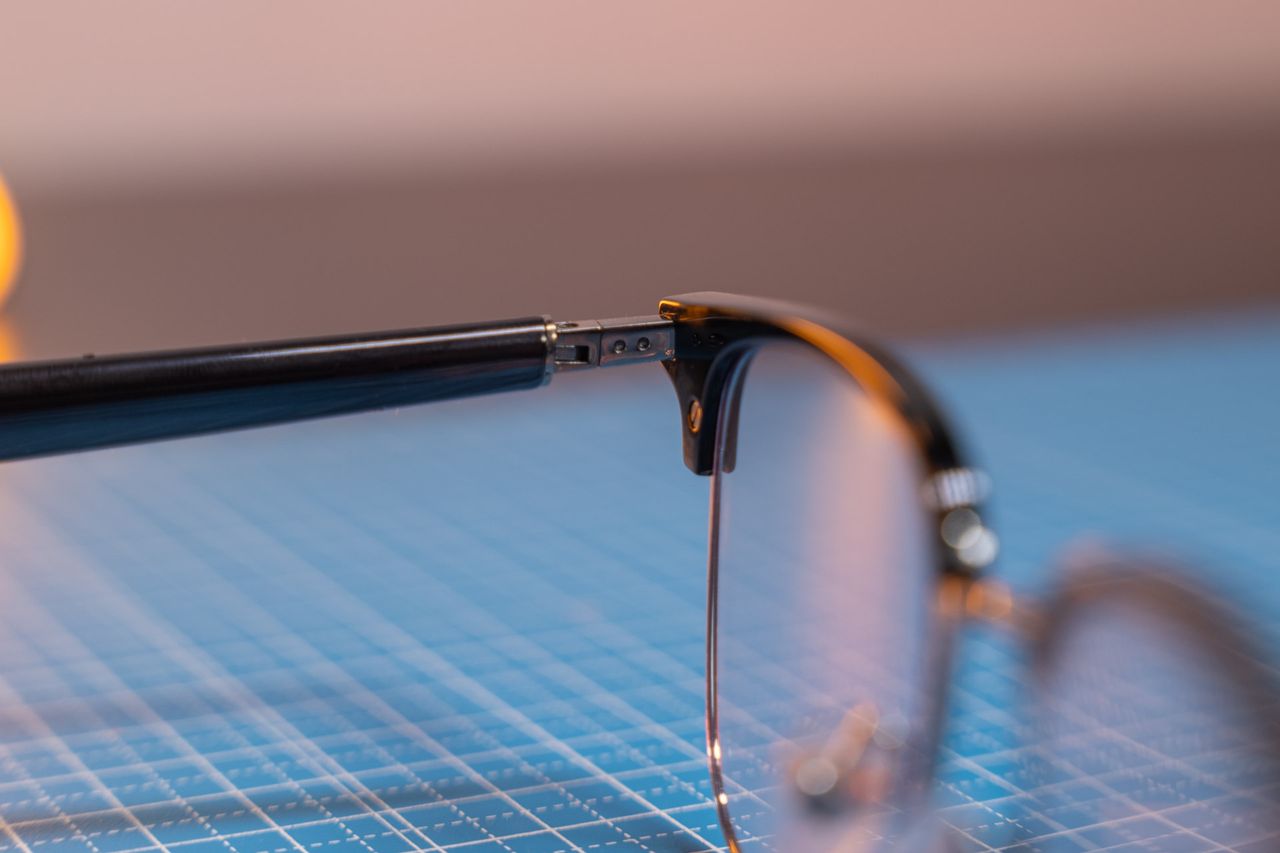 Xiaomi Mijia Smart Audio Glasses system szybkozłączek