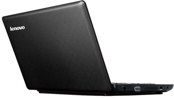 netbook lenovo ideapad s100 wygląd z tyłu pod kątem