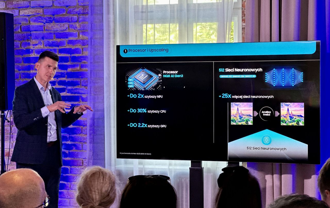 Samsung Klasa AI - sztuczna inteligencja w TV nowy npu