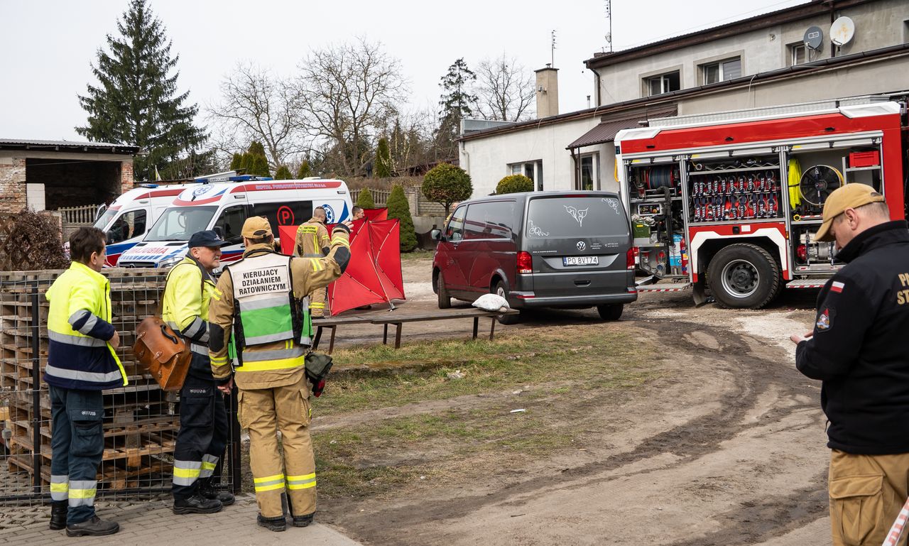 Tragiczny pożar w Wysokiej. Nie żyje dwoje dzieci.