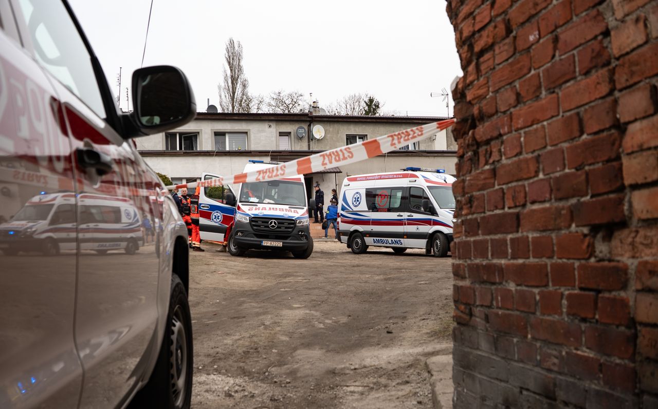 Tragiczny pożar w Wysokiej. Nie żyje dwoje dzieci.