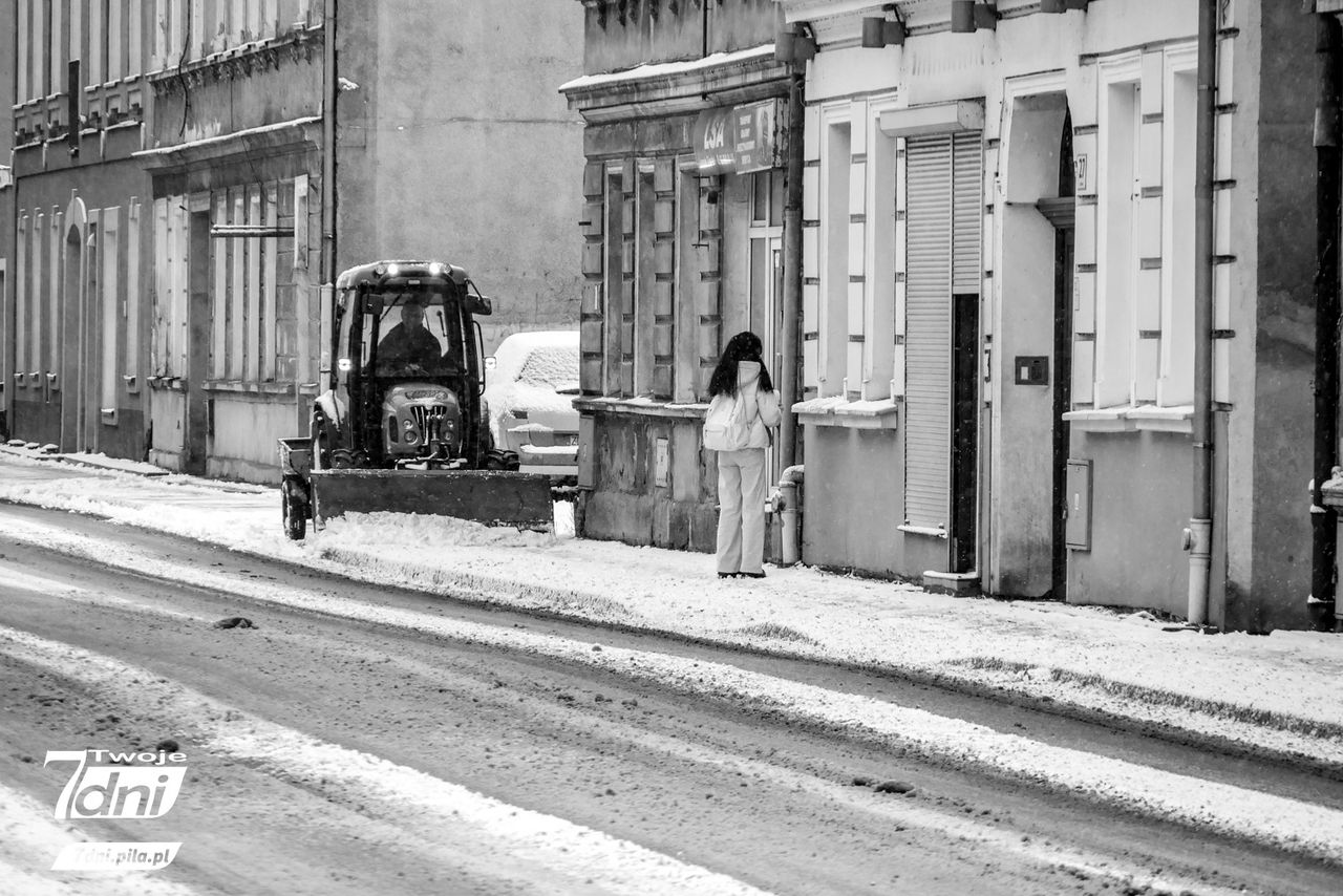 Piła, zima, 2025