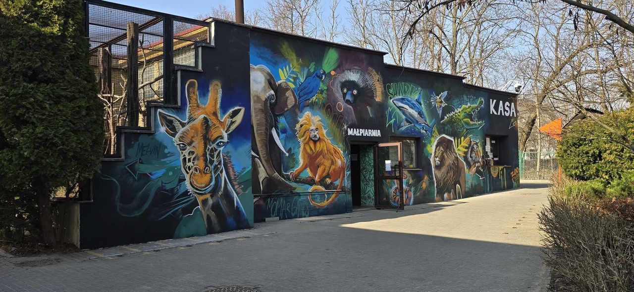 Nowe lokum i mural w ZOO Płock