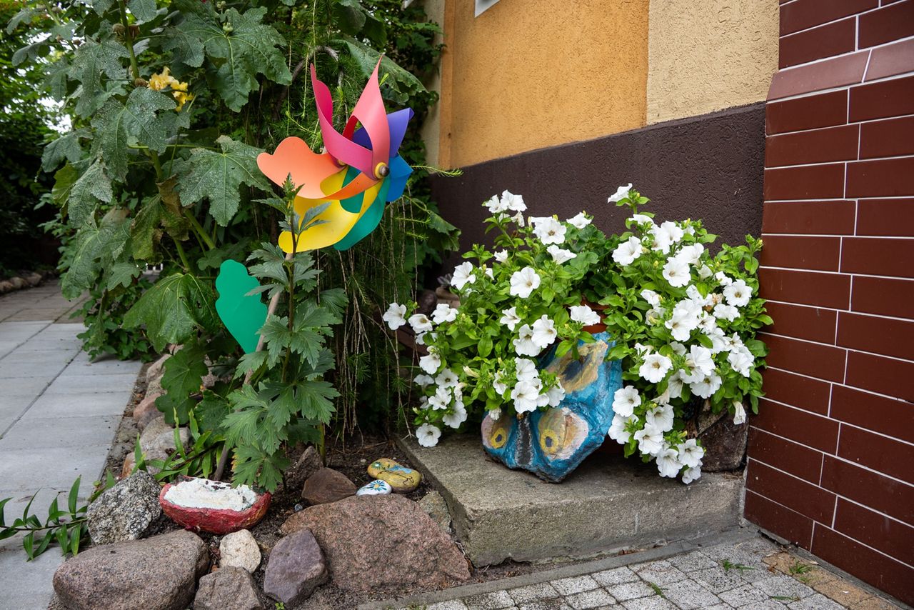 Piła, ogród jak z bajki