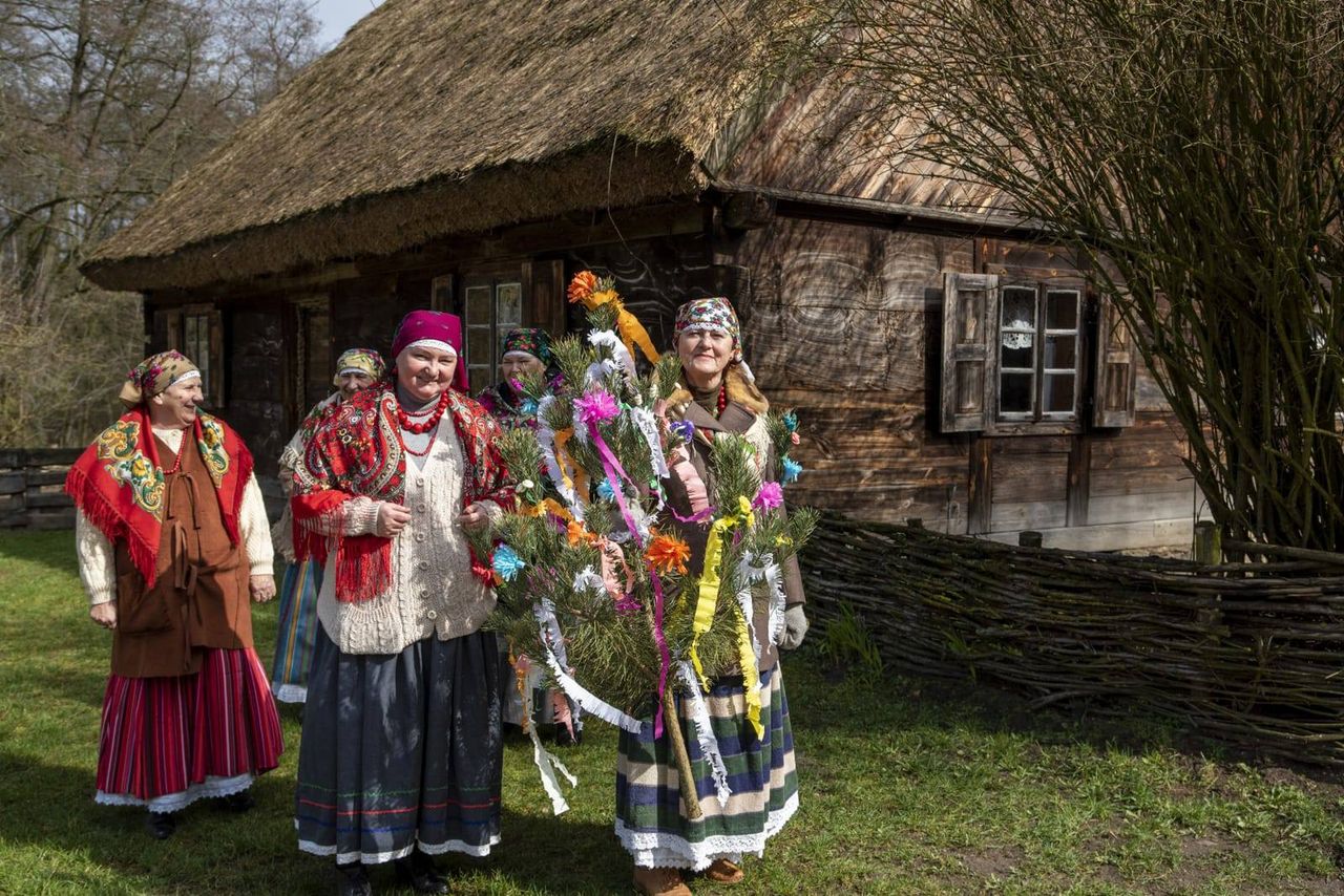 Niedziela Palmowa  skansenie