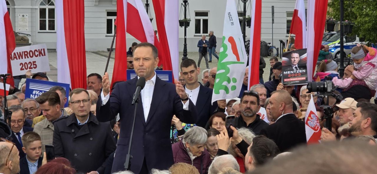 Karol Nawrocki w Płocku 