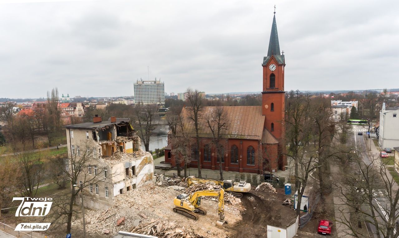 Kamienice, Piła, wyburzanie