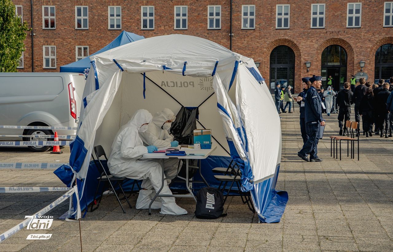 kryminalni, piła, szkoła policji, policja, zbrodnia