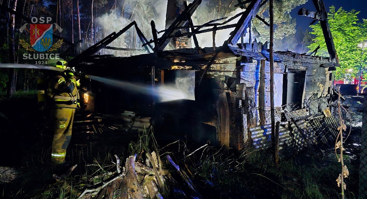 Pożar budynku mieszkalnego 