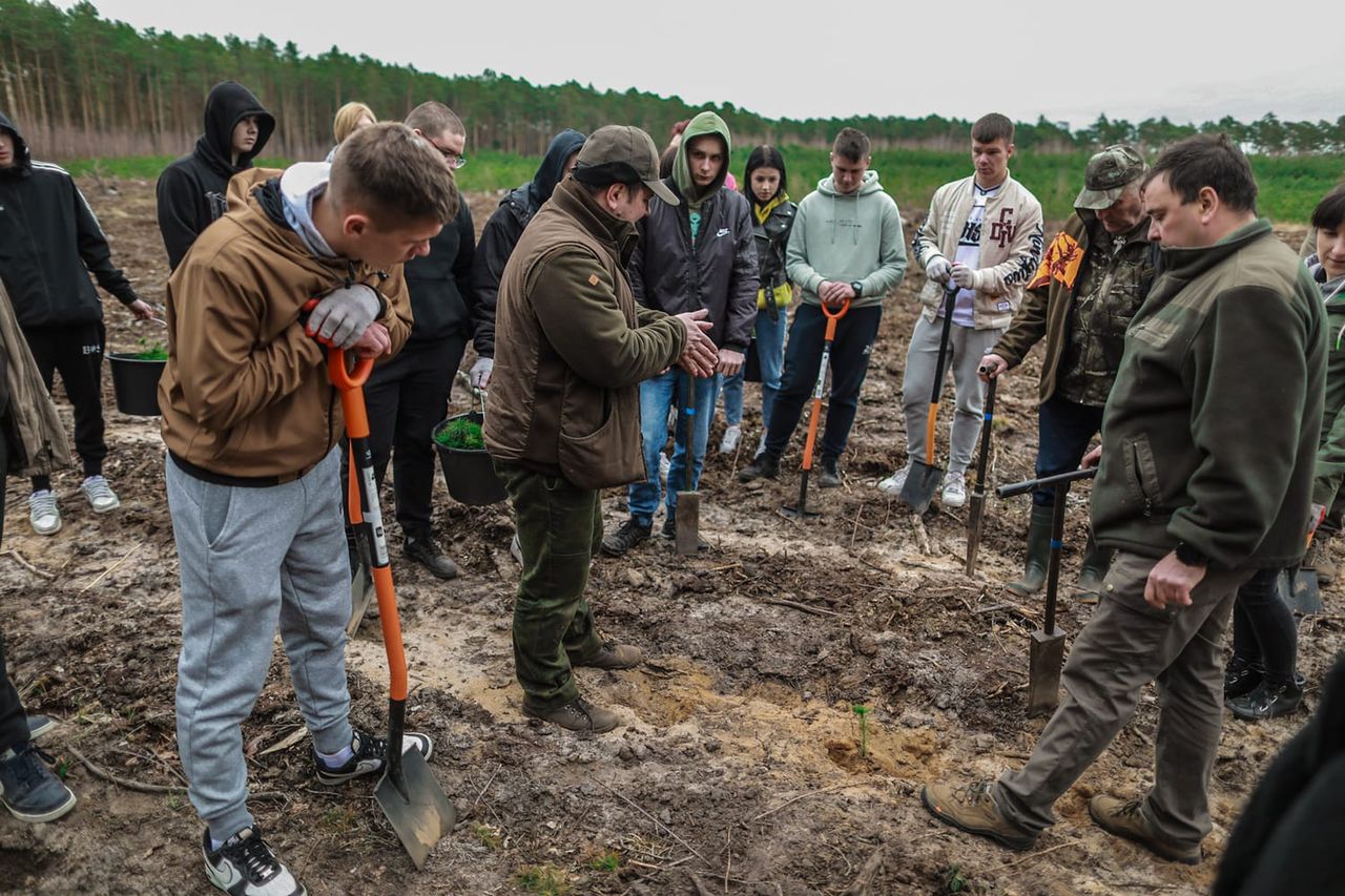 Wiosenne sadzenie drzew!