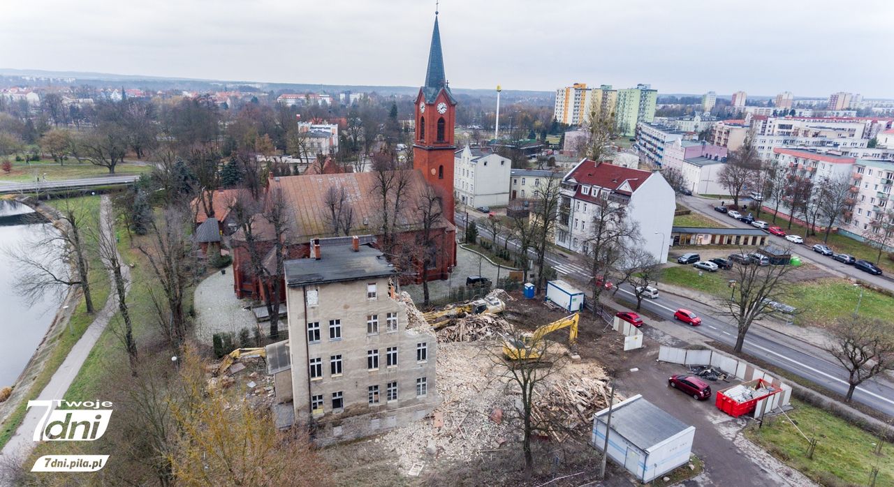 Piła, kamienice, wyburzanie