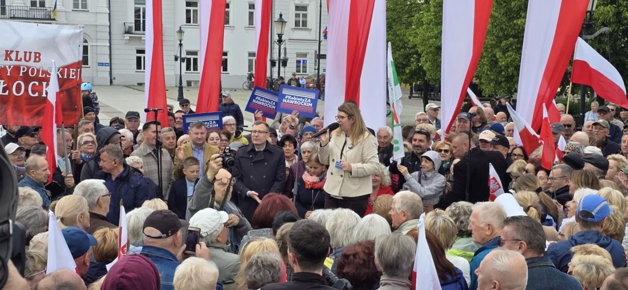 Karol Nawrocki w Płocku 