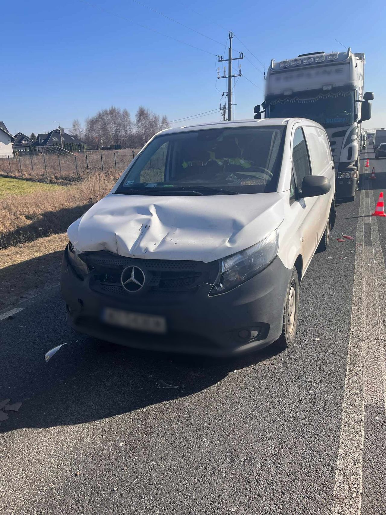 Zdarzenie drogowe w Wyszogrodzie 