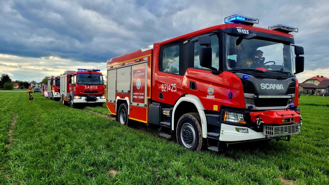 Awaryjne lądowanie helikoptera