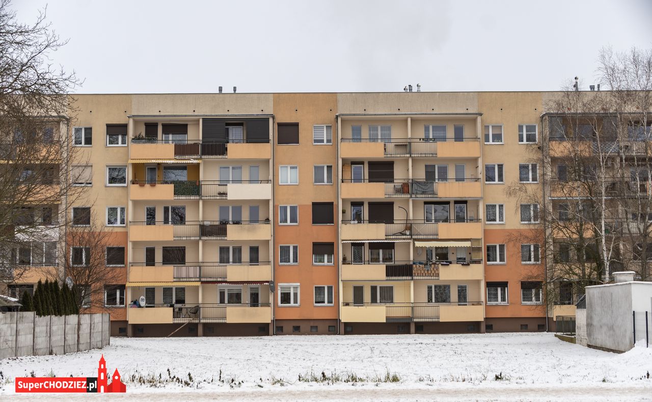 Chodzież, zima, śnieg