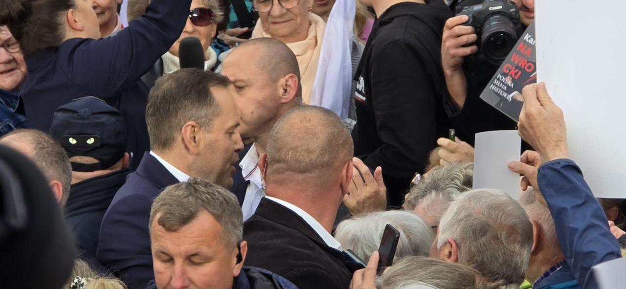 Karol Nawrocki w Płocku 