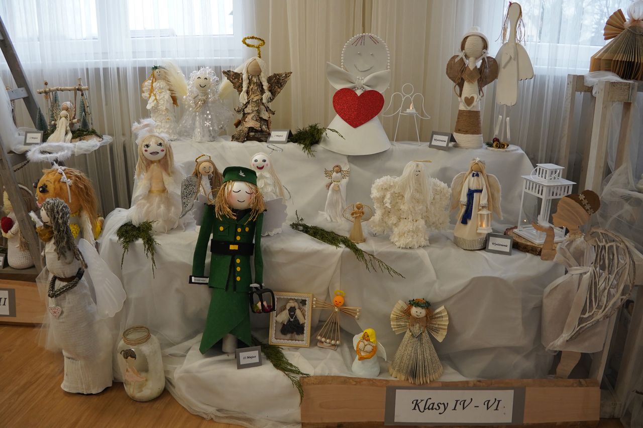 Anioły Bożonarodzeniowe w Wiktorówku