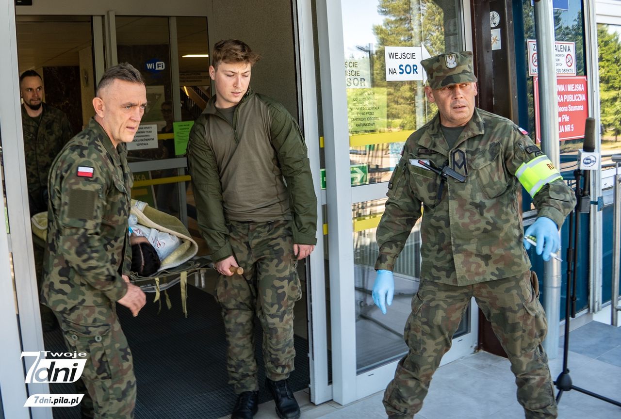 Ewakuacja Szpitala w Pile, szpital, piła, ewakuacja