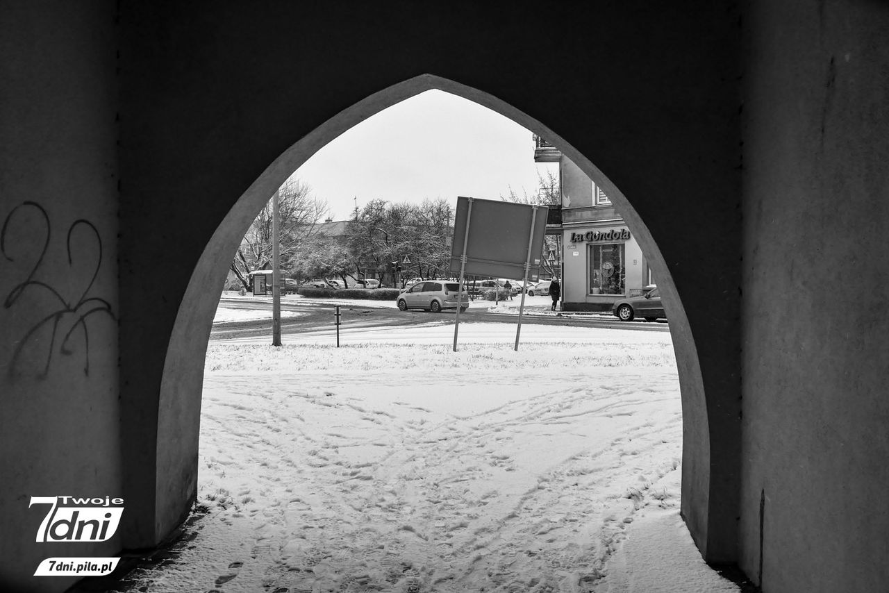 Piła, zima, 2025