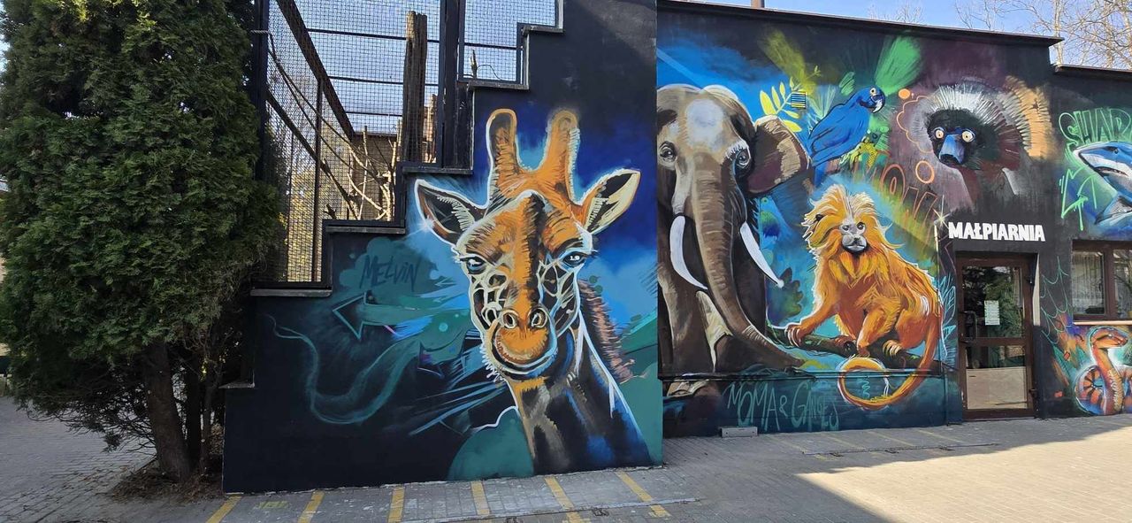 Nowe lokum i mural w ZOO Płock
