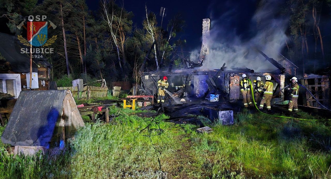 Pożar budynku mieszkalnego 