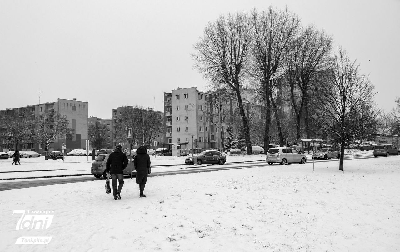 Piła, zima, 2025