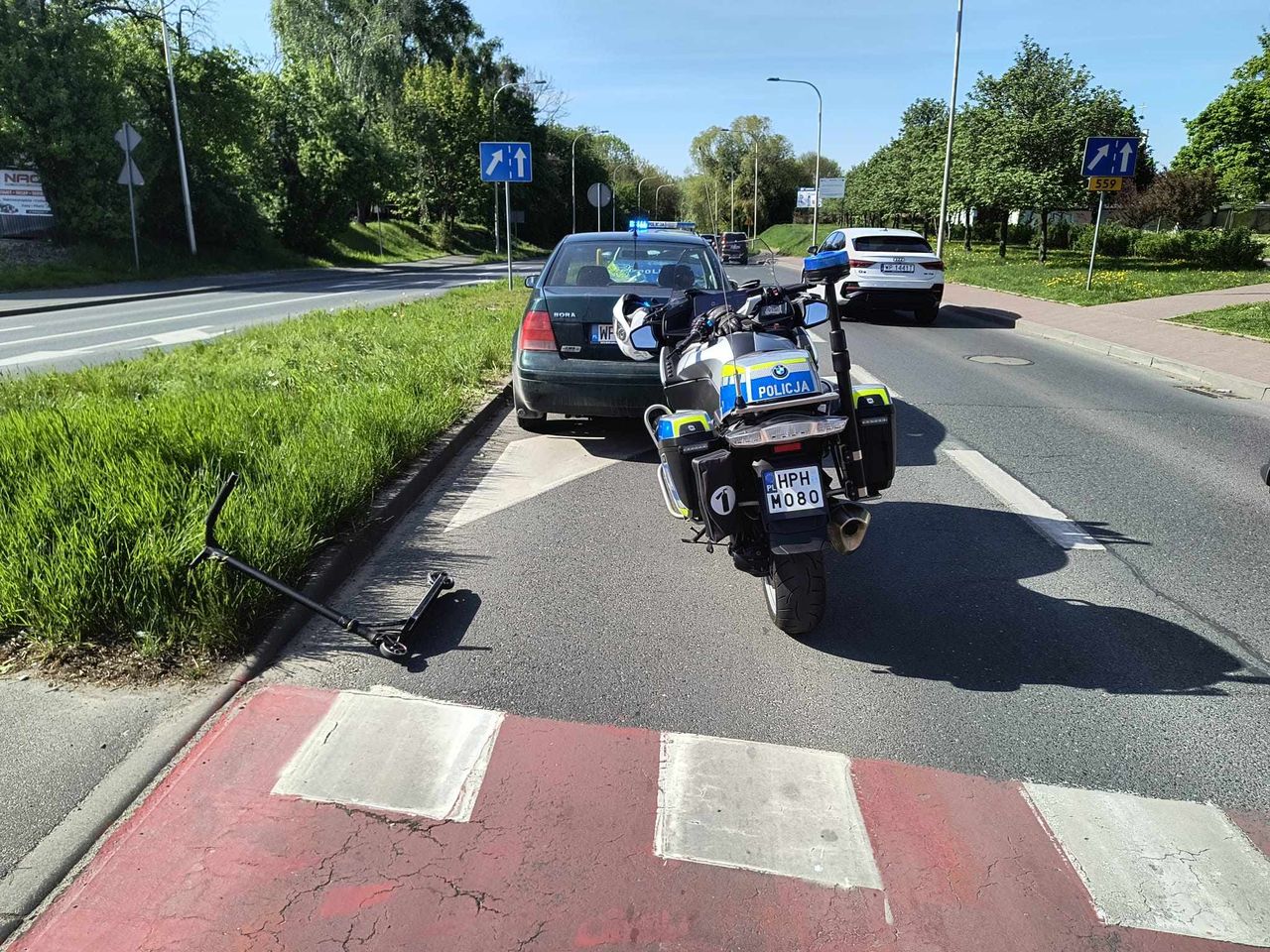 Potrącenie 15-latka na hulajnodze