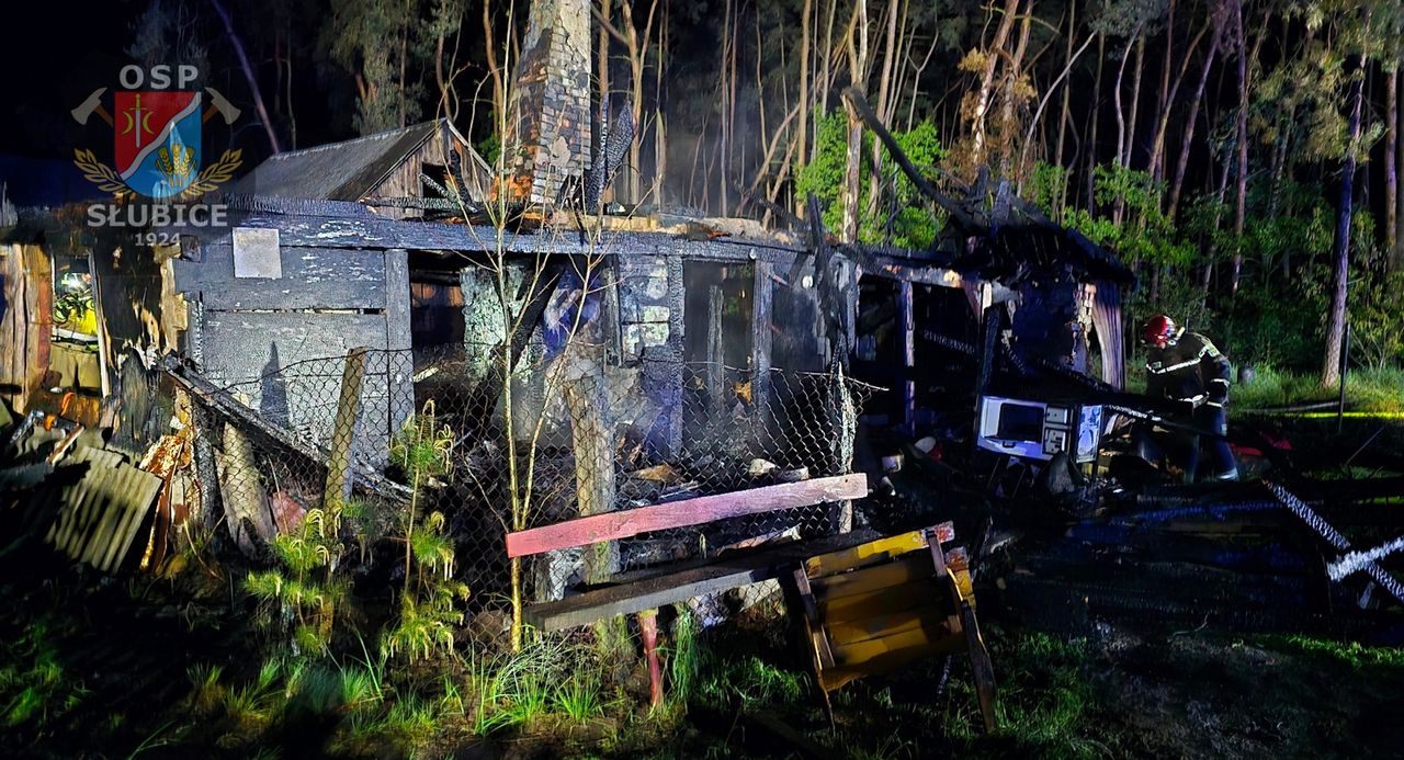 Pożar budynku mieszkalnego 