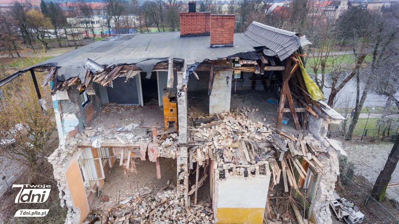 Piła, kamienice, wyburzanie