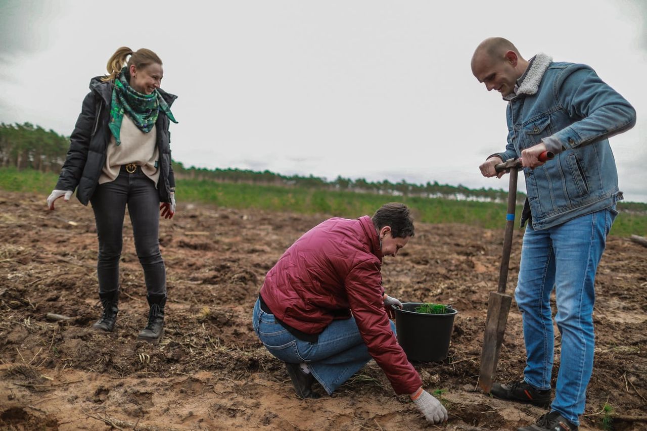 Wiosenne sadzenie drzew!