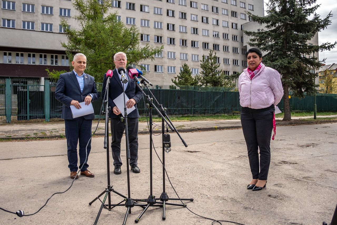 KPP Piła, ptaki, rozbiórka, Piła