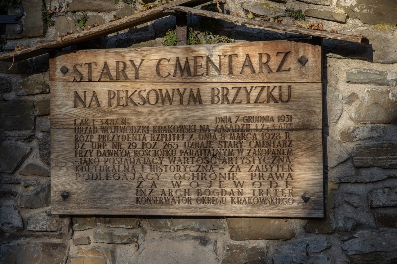 Cmentarz na Pęskowym Brzyzku w Zakopanem.