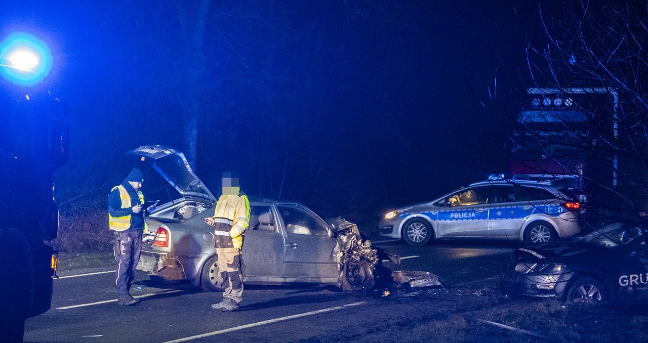 Wypadek Piła - Szydłowo.